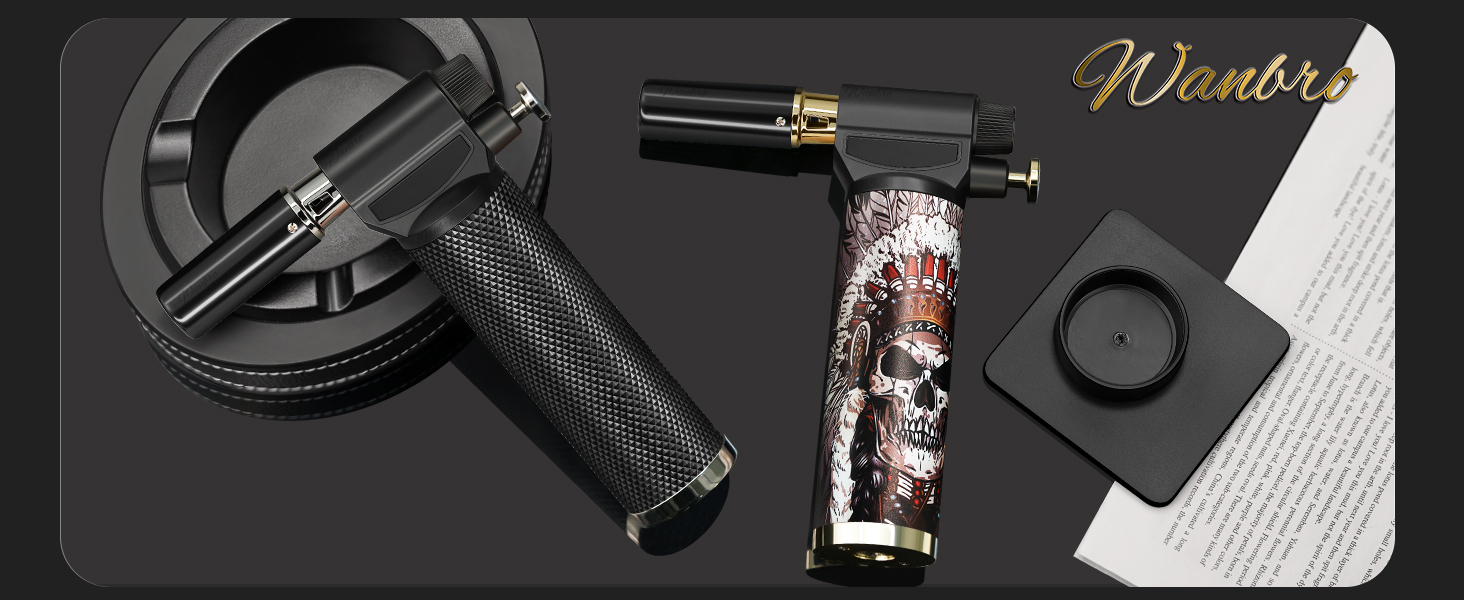 Газовий запальник для кухні з регульованим полум'ям Jet, одноручний, для приготування їжі, грилю, паяння (без газу), Zq1-bk