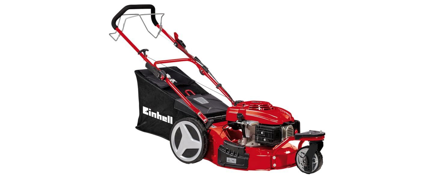 Електричний аератор-скарифікатор Einhell GE-SA 1435, 1400 Вт, 35 см, 3-9 мм, регулювання висоти, 28 л травозбірник, з валиком для аерації