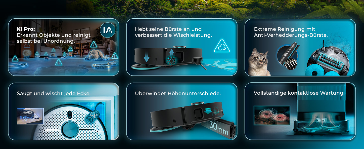 Робот-пилосос та робот-мийник Cecotec Conga X100 з автопорожненням та керуванням через додаток. Лазерна навігація, інтелектуальне картографування, 15000Pa, 240 хв роботи, знімні мікрофібри, станція з 3 резервуарами