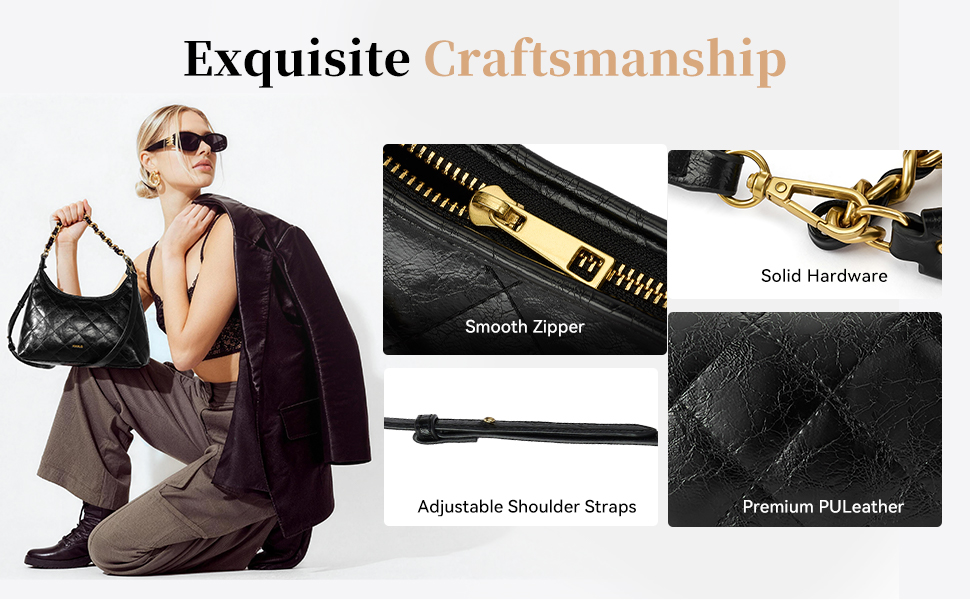 Сумка жіноча через плече крос-боді з PU шкіри, міні Hobo Bag ретро, коричнева - для побачень, вечірок, прогулянок