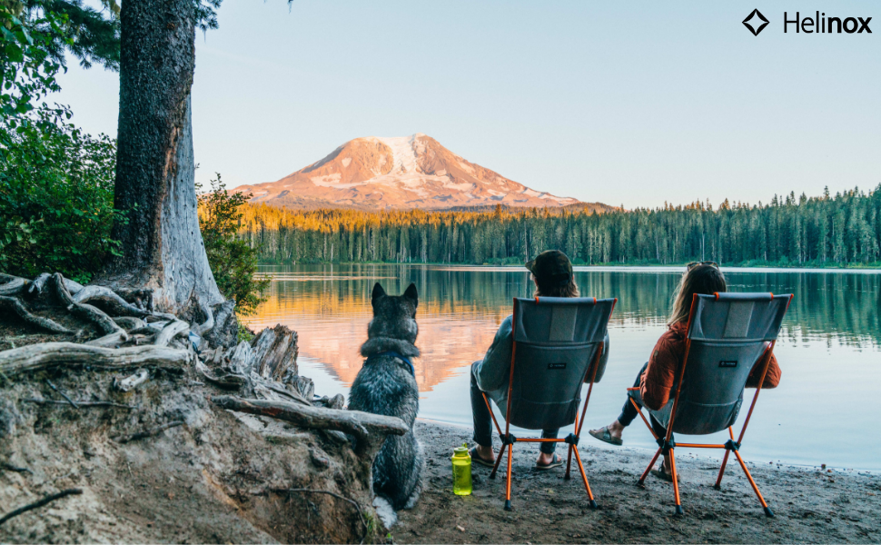 Стілець Helinox Ground Chair: легкий, складний, для кемпінгу та подорожей, чорний