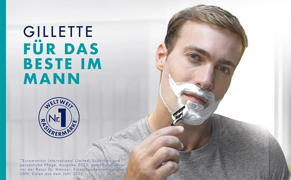 Смінні касети для бритви Gillette Mach 3 для чоловіків, сині, 20 шт
