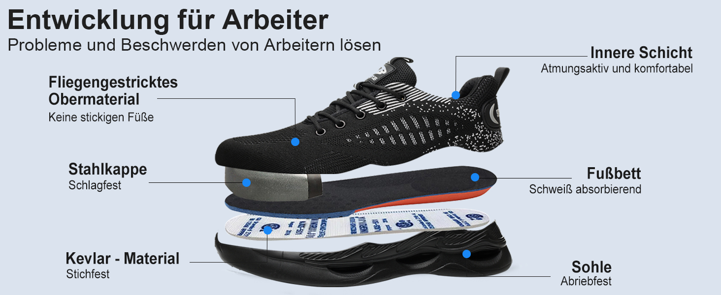 Чоловічі робочі черевики S1 з захистом від удару, антиковзаючі, безпечні черевики, розмір 38-46 EU, 43 EU, помаранчевий колір