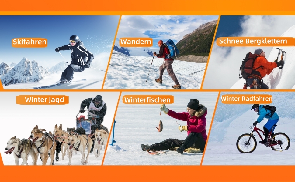 Обогревні шкарпетки з мериносової вовни Freehill для чоловіків та жінок, USB-зарядка, чорні