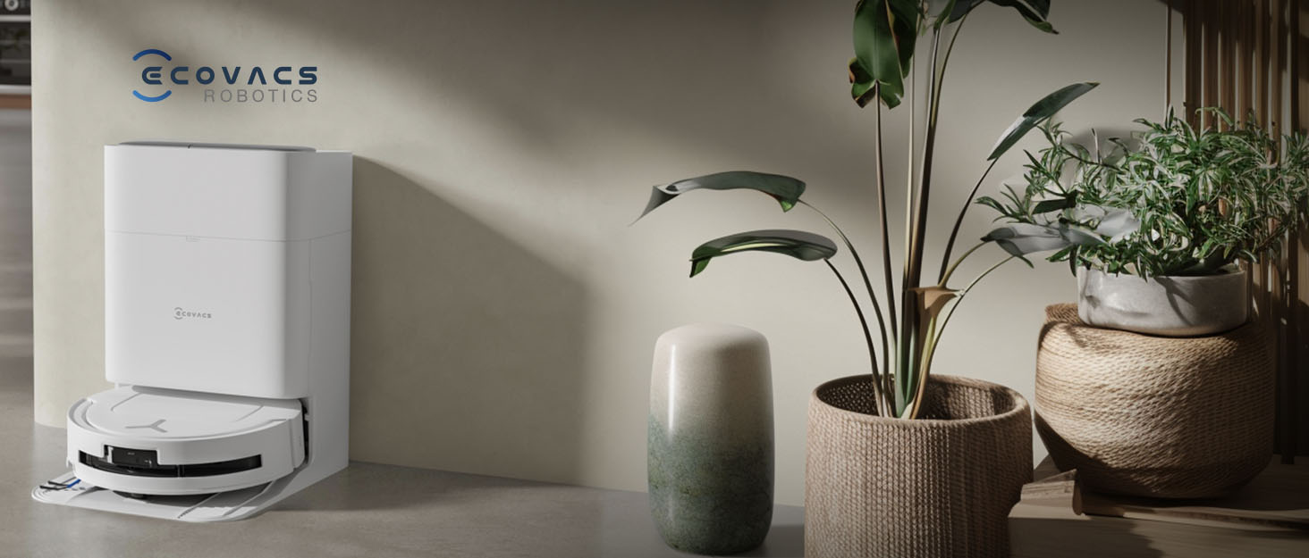 Робот-пилосос ECOVACS DEEBOT T80 Omni з функцією миття підлоги, 18000 Па, OZMO Roller, автоматичне миття моп, ZeroTangle 3.0, миття гарячою водою 40-75°C, чорний