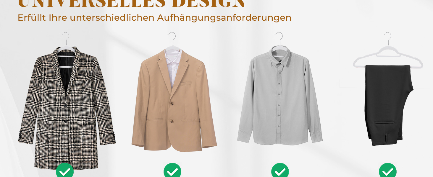 Набір вешалок для одягу House Day, 30 шт., велюрові, преміум-якість, обертаються на 360°, для сорочок, костюмів, светрів, штанів