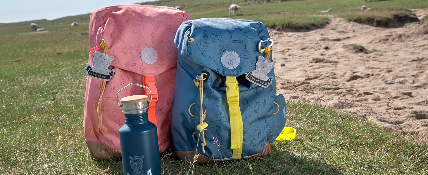 Дитячий туристичний рюкзак LÄSSIG для дітей від 3 років, 9 літрів, синій — ідеальний рюкзак для дитячого садка та прогулянок