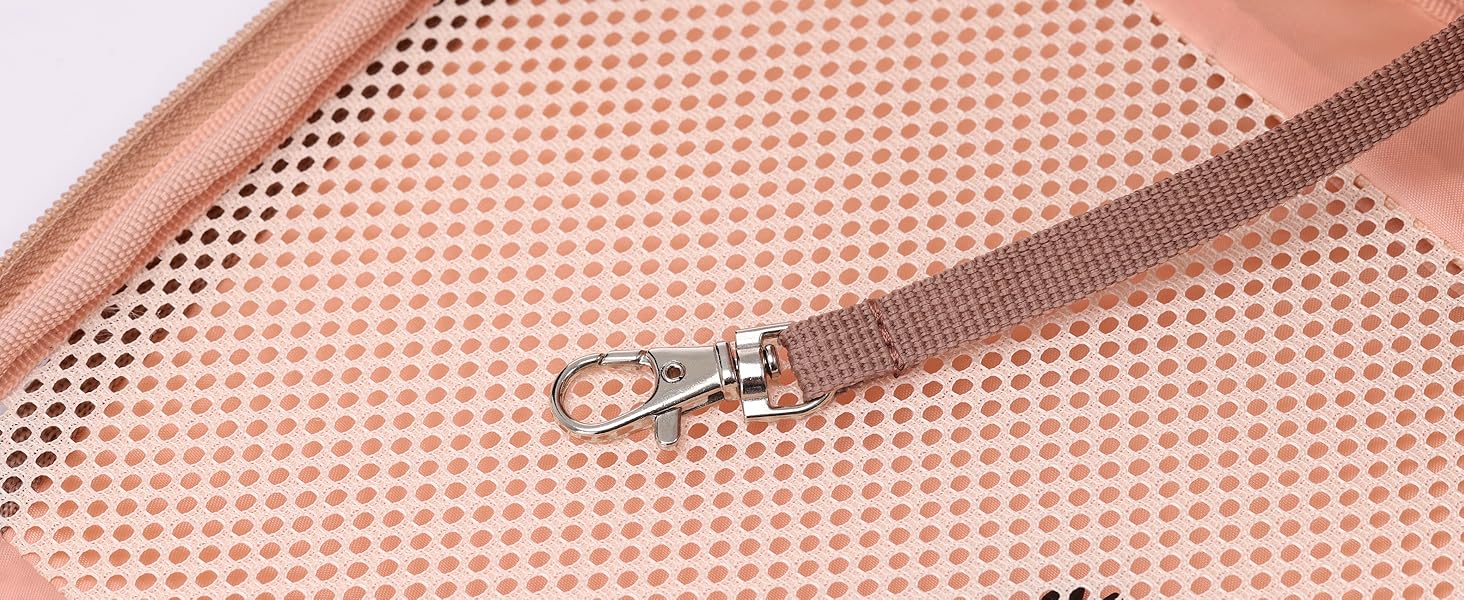 Транспортна переноска для котів та собак FUKUMARU, рожева, велика (до 22 кг)