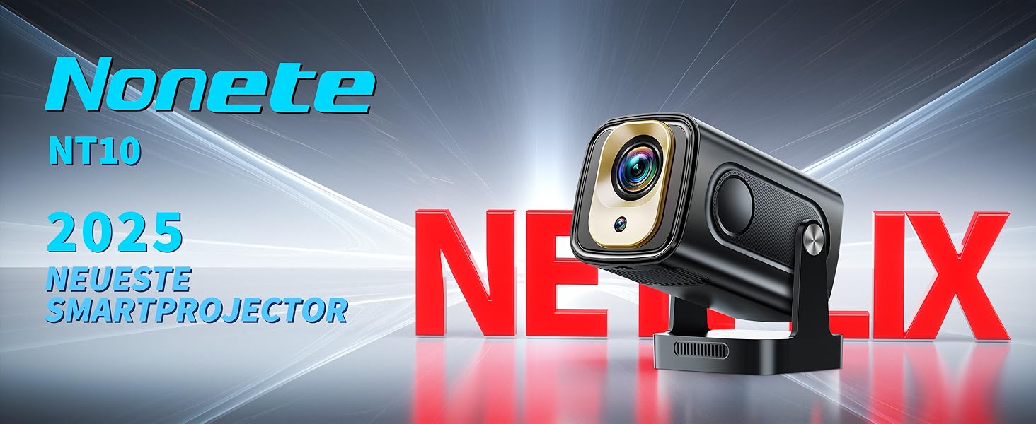4K проєктор Beamer Full HD 1080P Android, портативний міні-проєктор з Wi-Fi 6 та Bluetooth 5.2, поворотний на 270°, для PC/HDMI/USB, з мишею та пультом, білий (чорний матовий)