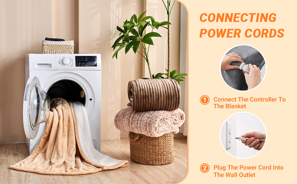 Електрична ковдра з підігрівом 130x180 см з автовимкненням, 10 режимів нагріву, захист від перегріву, машинне прання, для теплих ночей (Хакі, 130 x 180 см)