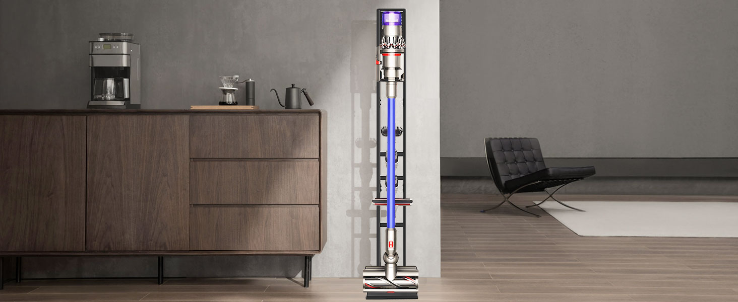 Підставка для пилососа OUTBROS, сумісна з Dyson Gen5 V15s V15 V12 Slim V11 V10 V8 V7 V6, органайзер аксесуарів, чорний