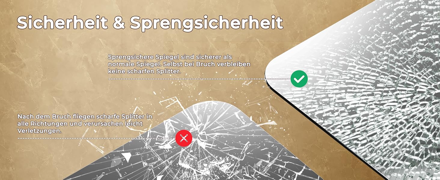 Дзеркало для ванної кімнати з підсвічуванням 60x50 см, LED, 6400K, біле світло, вертикальне/горизонтальне кріплення