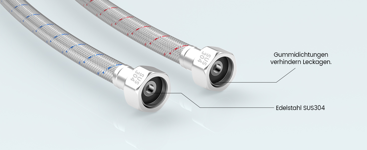 Кухонний змішувач Dayone з висувним виливом, нержавіюча сталь SUS304, високий тиск, для кухні, мікшер, 2 функції, поворотний на 360°, кухонний змішувач (з підключенням до шлангу)