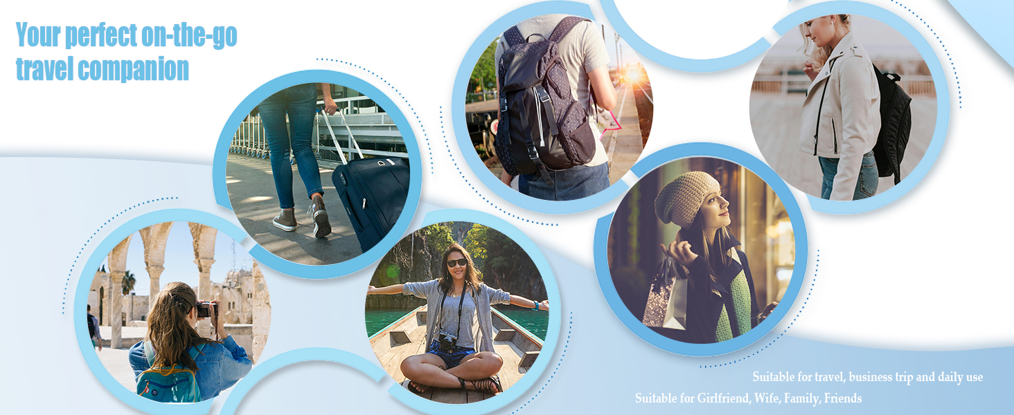 Кришталево-сіра дорожня косметичка Pinkiou з гачком для підвішування - велика, водонепроникна, для жінок