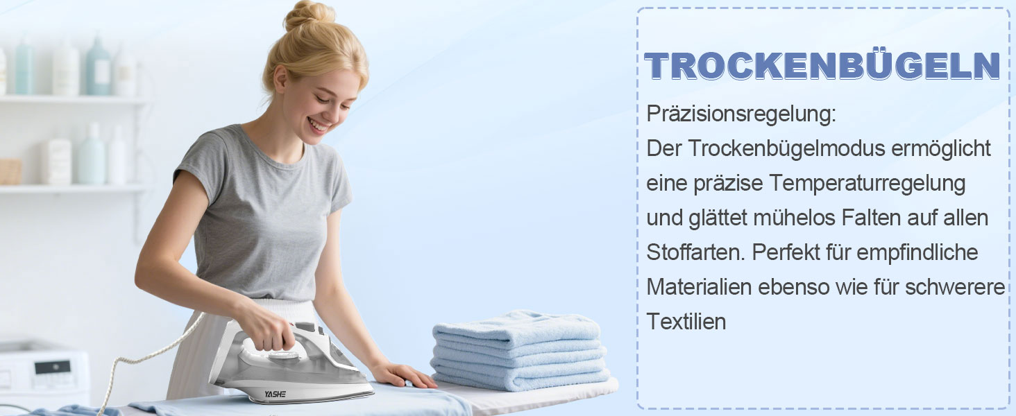 Пароочисник 2300W з антипригарною підошвою, 300 мл резервуар, постійна подача пари 25 г/хв, паровий удар 150 г/хв, самоочищення, захист від накипу та запобігання протіканню. Великий об'єм.