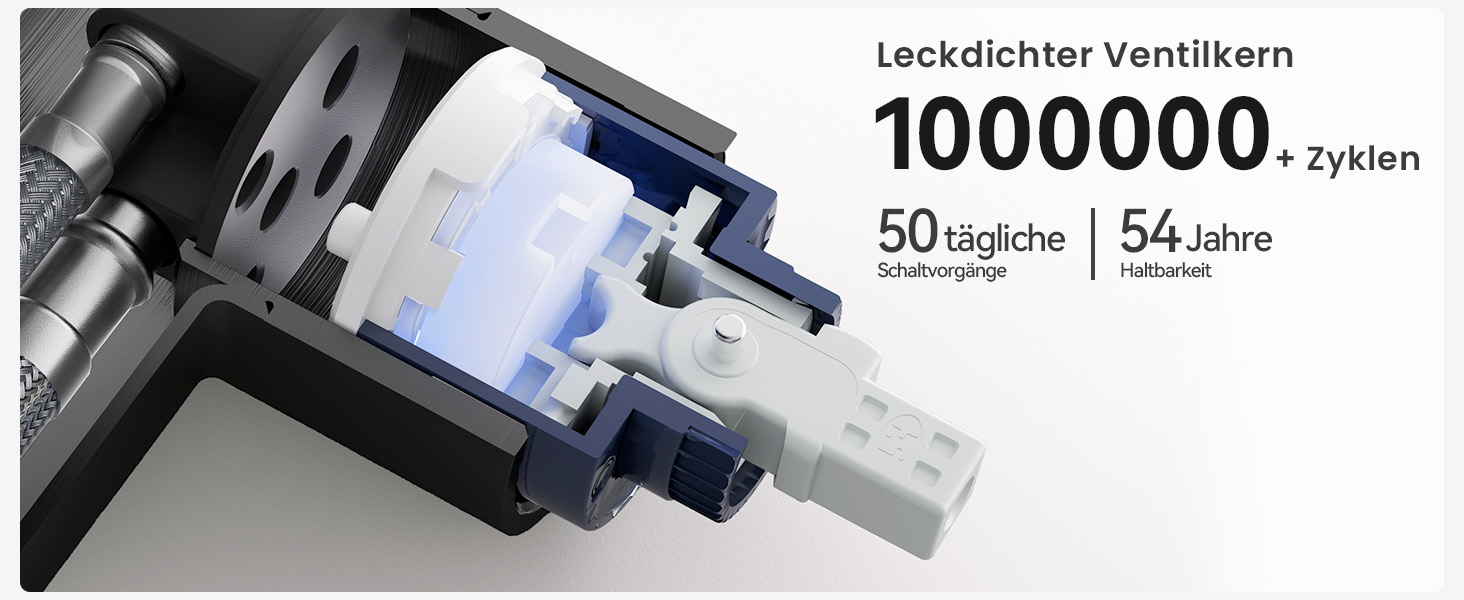 Змішувач кухонний CECIPA SOFETIY SERIE чорний з гнучким гусаком 360° для високого тиску, з нержавіючої сталі, для мийки, однолеверний