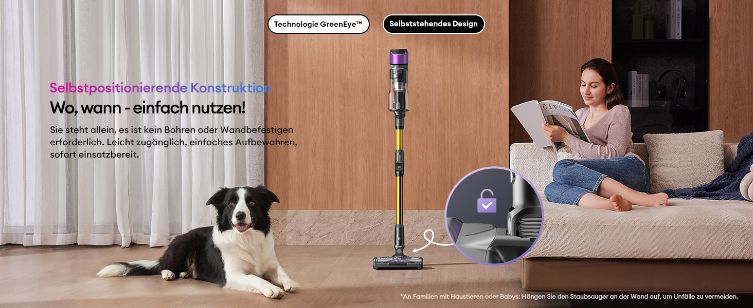 Бездротовий акумуляторний пилосос Ultenic U20, 55000Pa, 600W, 60 хвилин, GreenEye, Anti-Tangle, для твердих поверхонь, килимів, шерсті тварин