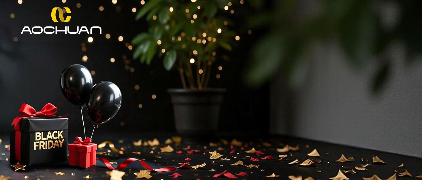 Гімбал AOCHUAN для смартфона з 3 осями стабілізації, RGB-підсвічуванням, трекінгом обличчя та регульованим кільцем фокусування. Підходить для iPhone/Android. Ідеальний для зйомки Vlog та створення контенту.