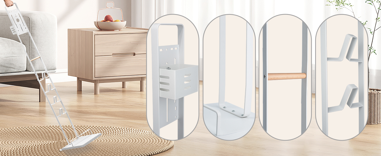 Тримач для пилососа Dyson V15, V12, V11, V10, V8, V7, V6 - білий. Підставка для акумуляторного пилососа та аксесуарів Brian & Dany