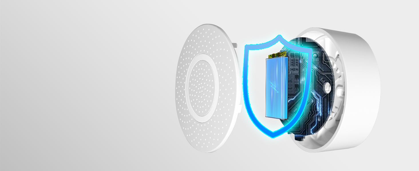 Бездротова сигналізація AGSHOME для дому, 15 елементів, Wi-Fi, 120 дБ, розширювана, сумісна з Alexa та Google Assistant