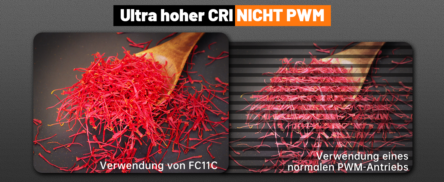 Wurkkos FC11-C LED ліхтарик: 1200 Люмен, USB-C, 90 CRI, 5000K, Магнітний корпус, перезаряджається