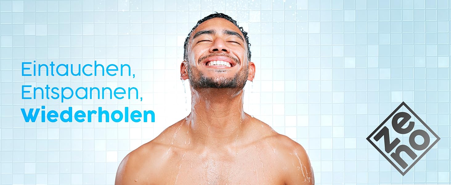 Прозорий душовий завіс ZENO 180x180 см - водонепроникний, з металевими люверсами та магнітами