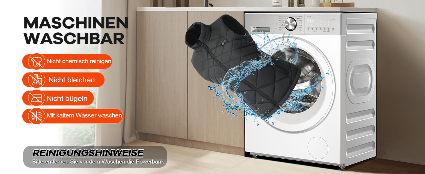 Електрична гріюча жилетка для жінок, 18400mAh, 7.4V, тепла степна жилетка на зиму, чорна (M)