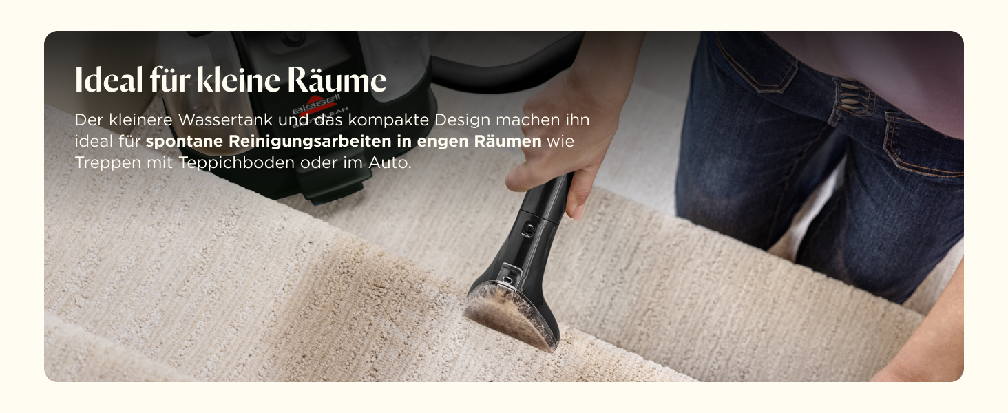 Портативний мийник для килимів Bissell SpotClean Mini 41491 - для дому, авто, човнів та диванів