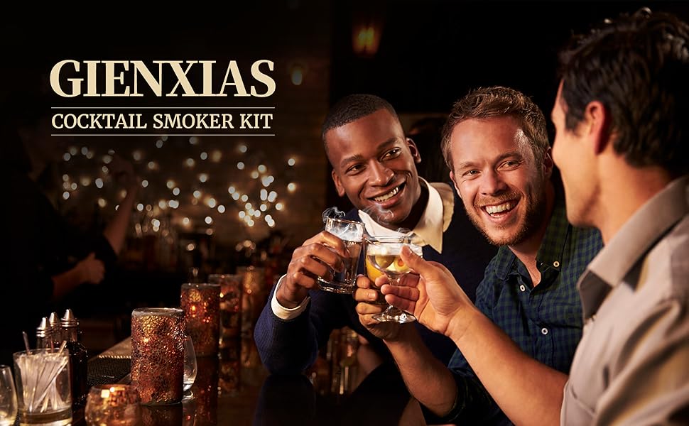 Набір для копчення віскі – Old Fashioned Cocktail Geschenkset: 6 дерев'яних чіпсів, 4 гранітні камені, запальничка та аксесуари для любителів віскі та коктейлів (без бутану), класичний набір