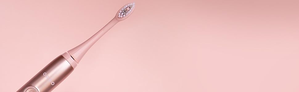 Електрична зубна щітка Ordo Sonic Advanced Smart Tech з 4 режимами чищення, USB-зарядкою, сріблясто-білого кольору