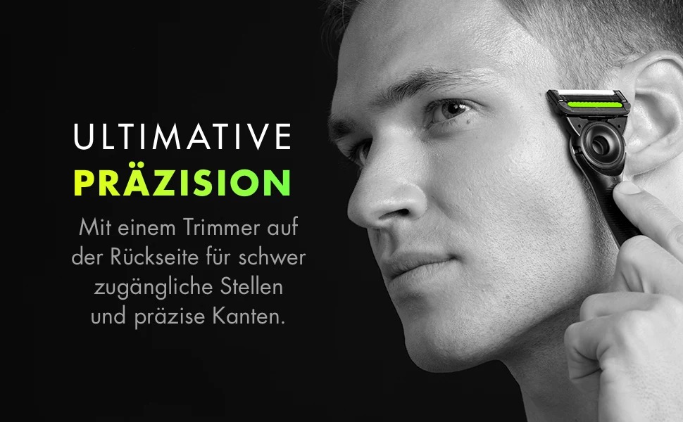 Чоловіча бритва Gillette Labs, металевий станок для вологого гоління, сірий (набір: бритва + 2 змінні касети + дорожній футляр)