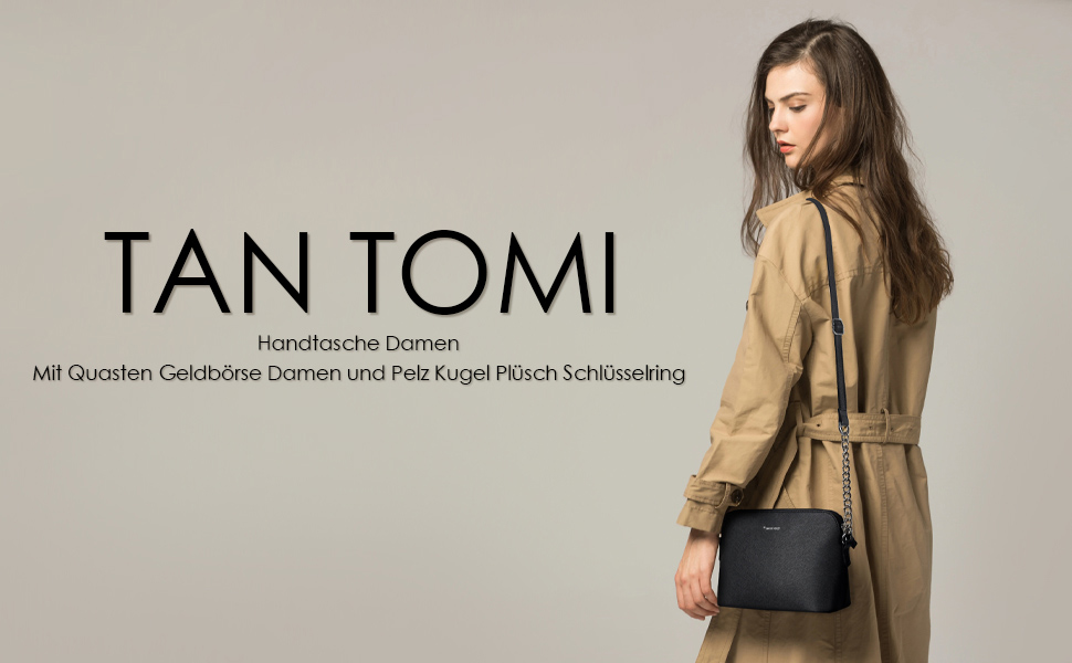 Сумка жіноча TANTOMI через плече: елегантна чорна крос-боді сумка на ланцюжку для вечірок