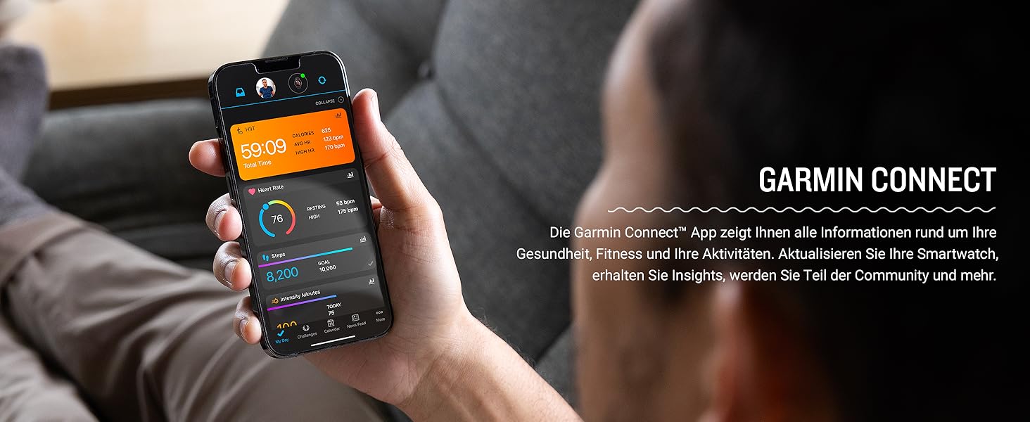 Розумний годинник Garmin Vivoactive 5 42mm з GPS, AMOLED дисплеєм 1.2', до 11 днів роботи, фітнес-функціями та Garmin Pay (колір: Orchidee)
