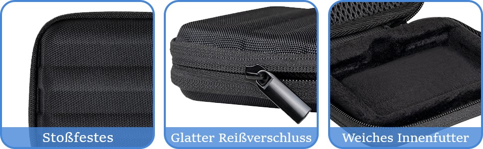 Чохол ProCase для SSD Samsung T7/T7 Touch (500GB/1TB/2TB) - міцний, захисний, чорний