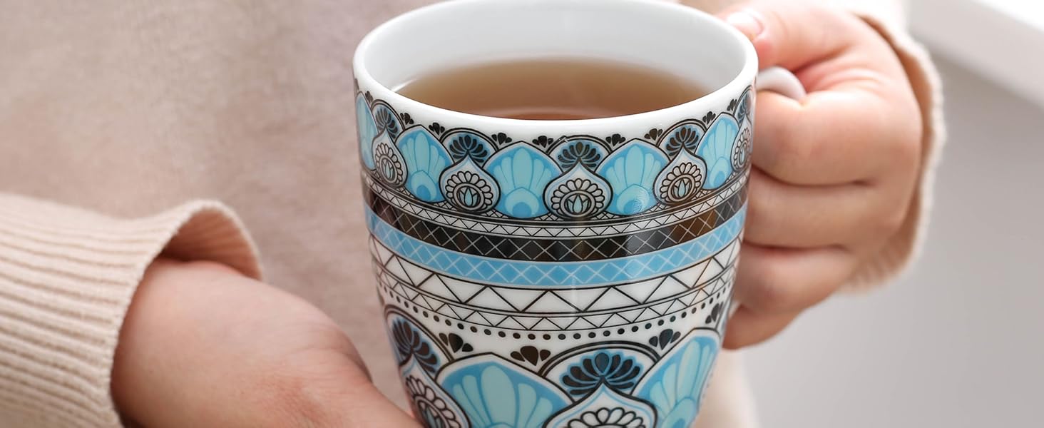 Набір посуду VEWEET на 4 особи, 16 предметів: порцеляновий сервіз з тарілками, мисками та чашками, сумісний з мийкою та мікрохвильовкою, серія Audrie