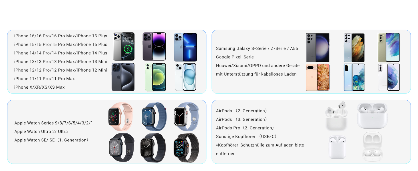 Бездротова зарядна станція 3-в-1 COLSUR для iPhone, Apple Watch, AirPods, 15W, нічна лампа з годинником, чорна