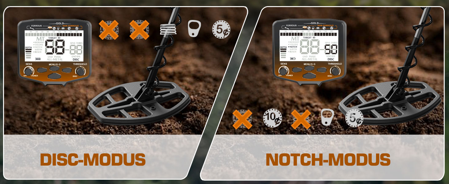Металодетектор DR.ÖTEK Profi Set: прецизійний, з вирівнюванням ґрунту, 5 режимів, водовідштовхувальна котушка 12