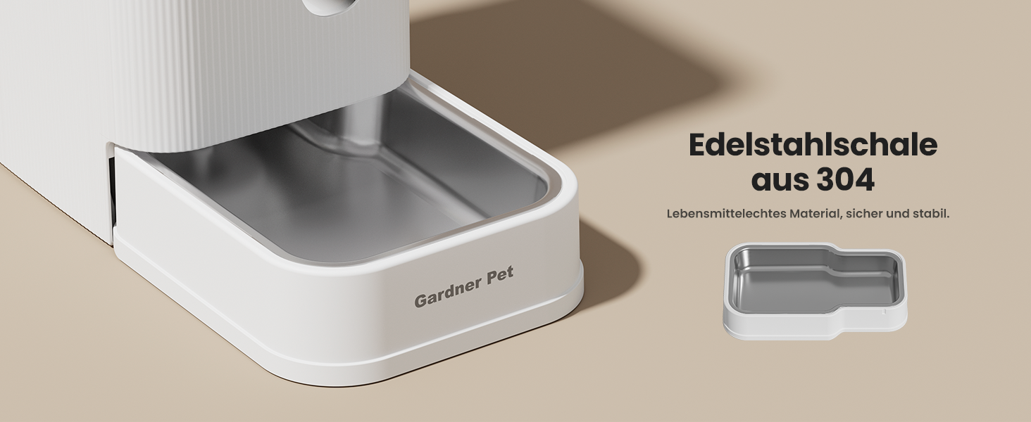 Автоматичний диспенсер води для собак та котів Gardner Pet, годівниця з нержавіючої сталі, велика ємність (8.5л), без електроенергії, BPA-free
