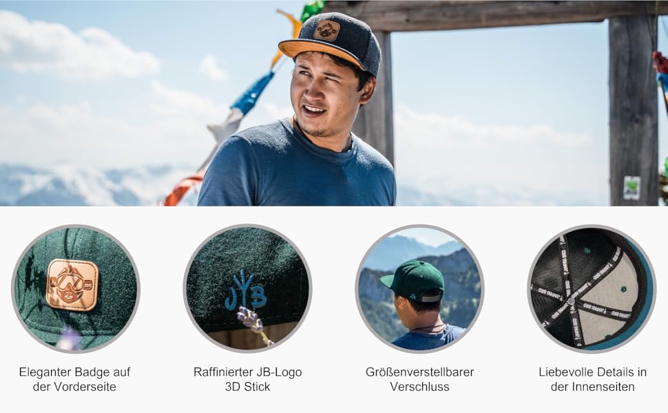 Кепка бейсболка Jumping Bird • Знімна кепка-снуд • Фетр, унісекс, темно-сірий