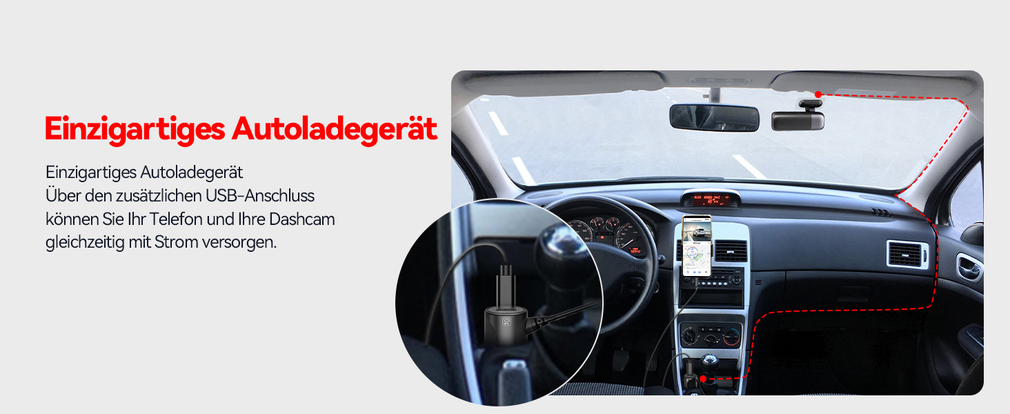 Відеореєстратор REDTIGER F9: 4K/1080P, WiFi, GPS, 32GB карта, запис по колу, нічне бачення, паркувальний режим, керування через додаток, підтримка до 256GB