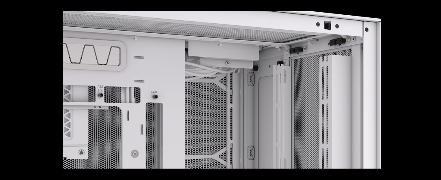 Корпус ПК CORSAIR 6500D Airflow: Mid-Tower ATX, без вентиляторів, чорний