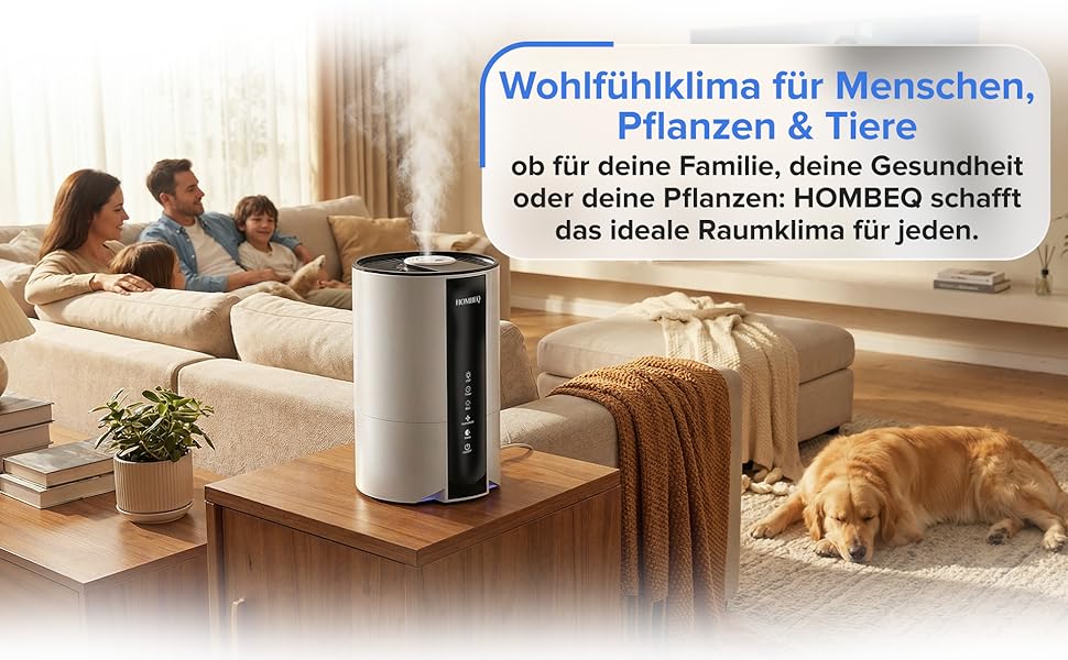 Ультразвуковий зволожувач повітря 4.2л з аромадифузором та нічним світлом, тихий для спальні та дитячої кімнати, для немовлят та рослин, з пультом керування та 360° форсункою