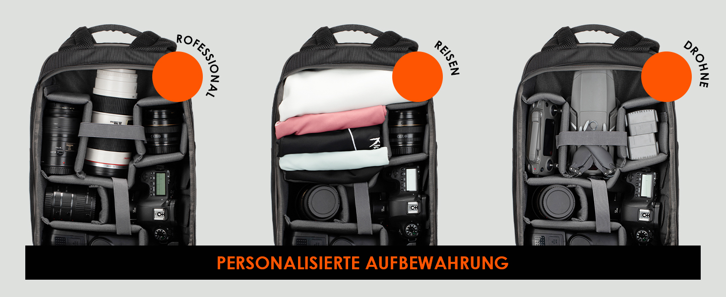 Рюкзак для фотокамери TARION: водонепроникний, з відділенням для ноутбука 14