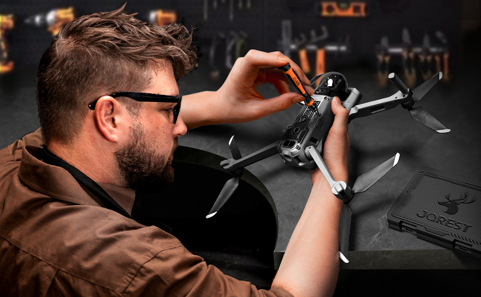 JOREST 155 в 1 Мініатюрний Електричний Набір Викруток, Інструмент для Ремонту Macbook, Laptop, PC, RC, PS5, Switch, Xbox, iPhone, Окуляри, Годинники