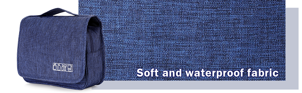 AiQInu Сумка для туалетних речей з гачком, унісекс, складана, для подорожей, турквезева