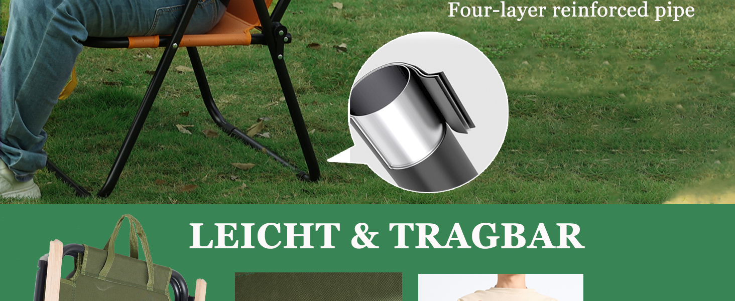 Кемпінговий стілець складний, армійський камуфляж, 225 кг, Oxford, для риболовлі, пікніка, подорожей