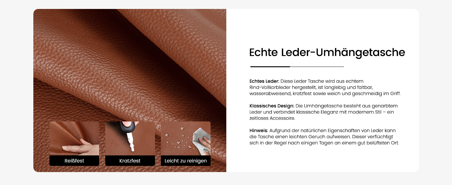 Сумка жіноча через плече Befen зі шкіри, середнього розміру, RFID-захист, коричнева. Кросбоді, сумка на плече