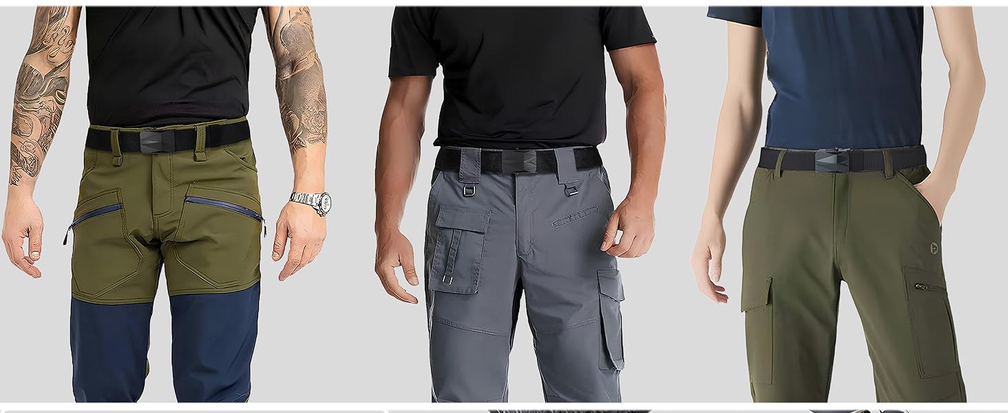 Чоловічий тактичний ремінь з нейлону, велика ширина, автоматична пряжка без отворів. Чорний, 110-200 см (для талії 166-175 см). У подарунковій коробці.