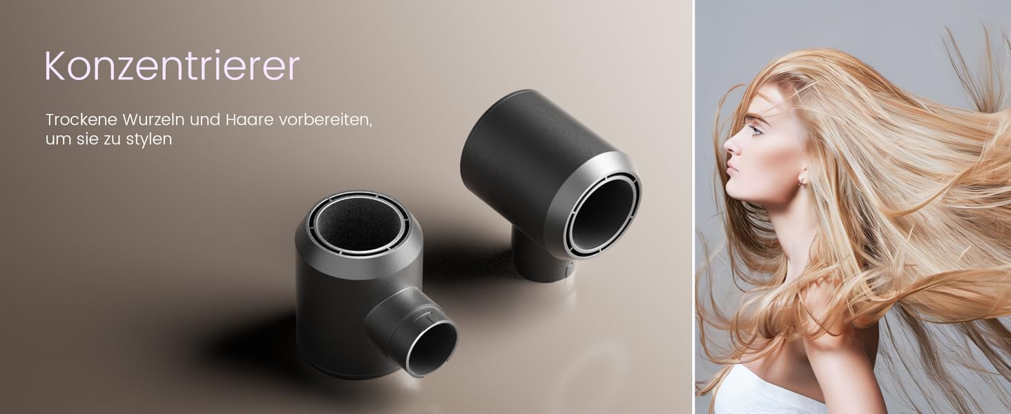 Airstyler 6-в-1: Фен-щітка, локони, об'єм, випрямлення, сушка волосся (Rose Gold)