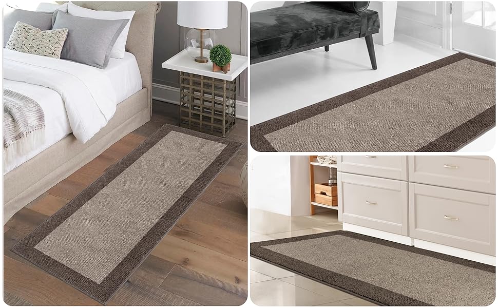 Пристрій для очищення взуття FCSDETAIL: Вбираючий килимок для вхідних дверей та коридору 60 x 90 см, протиковзний та придатний для прання